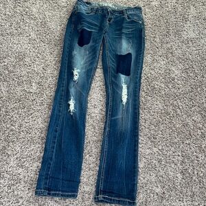 Hippie‎ laundry size 1 distressed patchwork jeans women’s denim